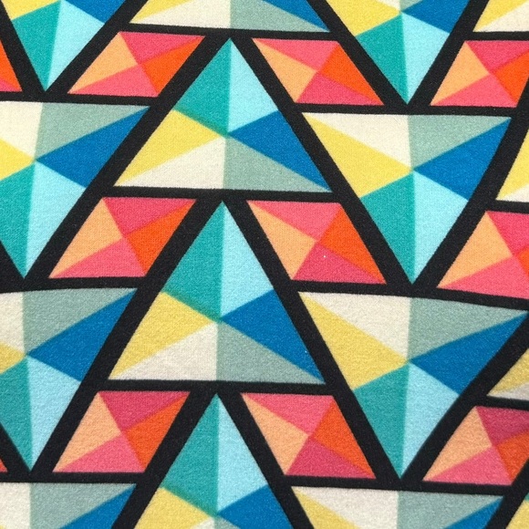 NWT LuLaRoe Irma | Unique Colorful Triangle Design | Size Large‎ - Picture 2 of 4